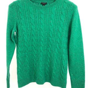 Talbots Cable Sweater Freshmint 2XP